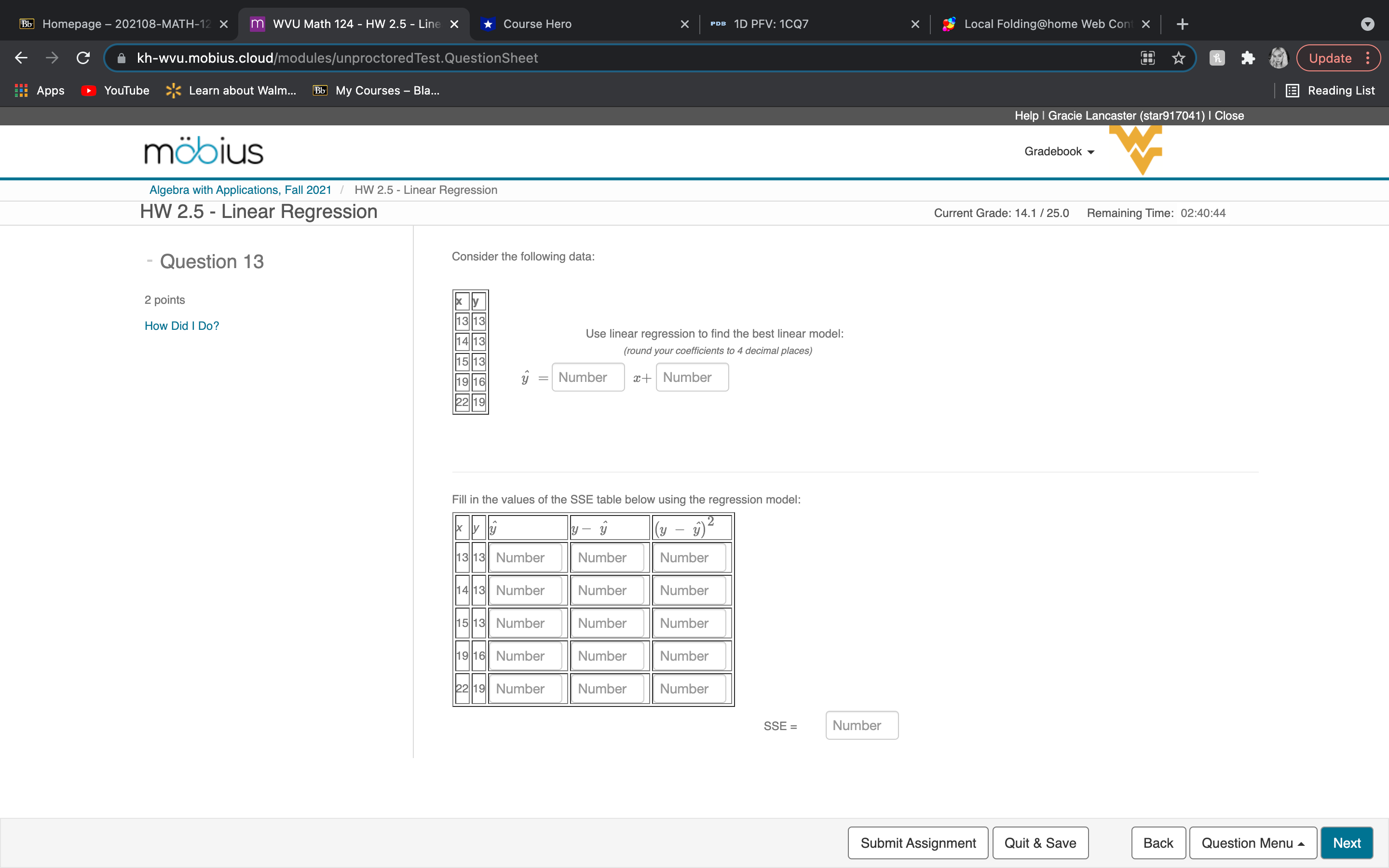 Needing help with these questions Bb Homepage -