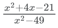 Part 1: Simplifying Rational Expressions: 1.)