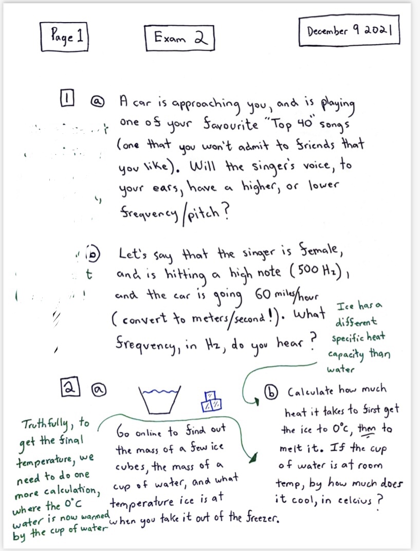 Page 1 Exam 2 December 9 2021 1 @ A car is