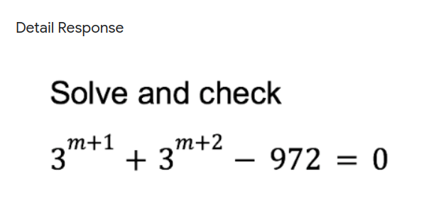 1. Express the following algebraic expression