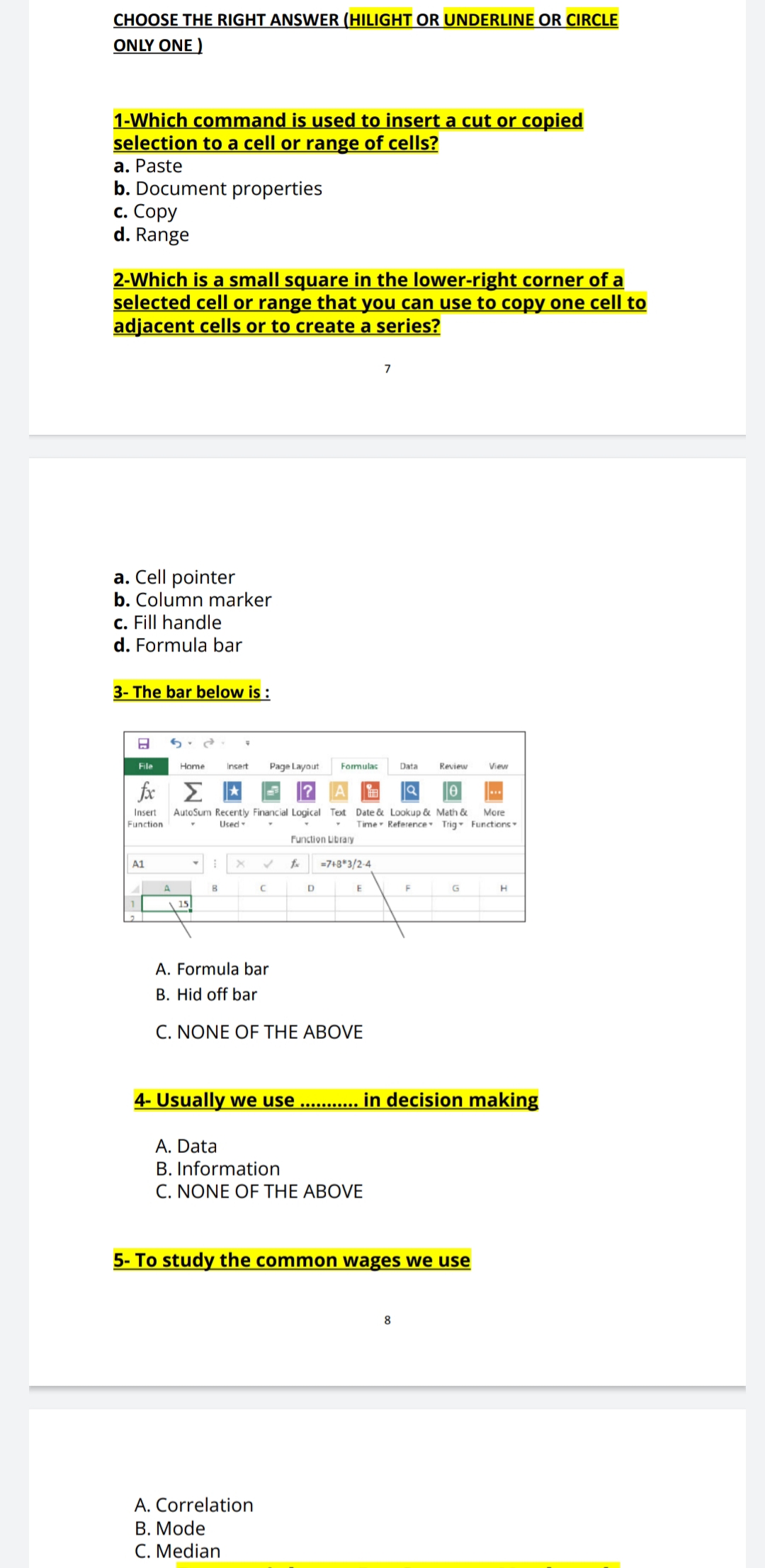3-GIVING THE FOLLOWING SCREENSHOT UT A B C 1