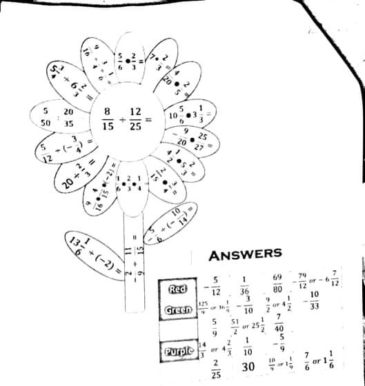 Help me please, color the flower based on the