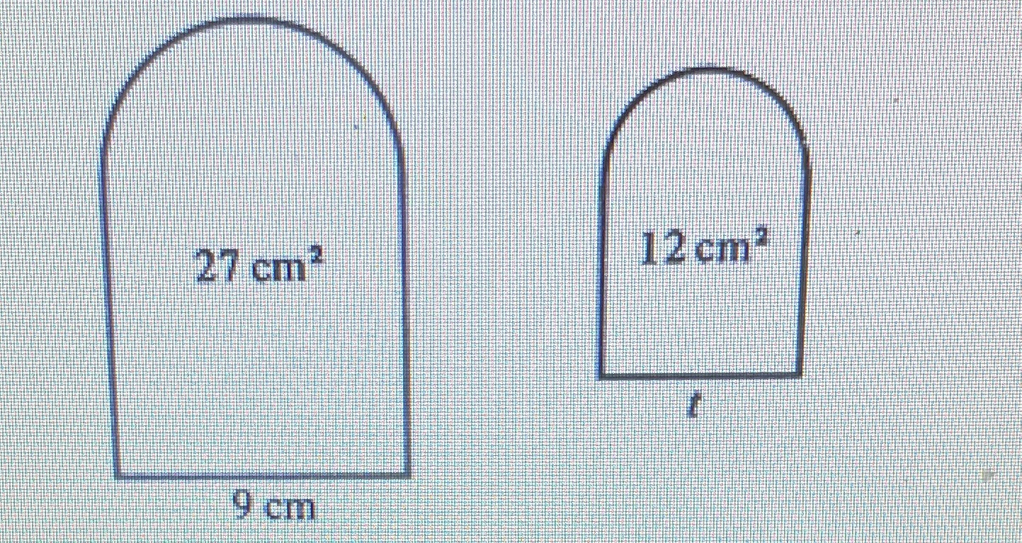 Find the lengths marked for each pair of similar
