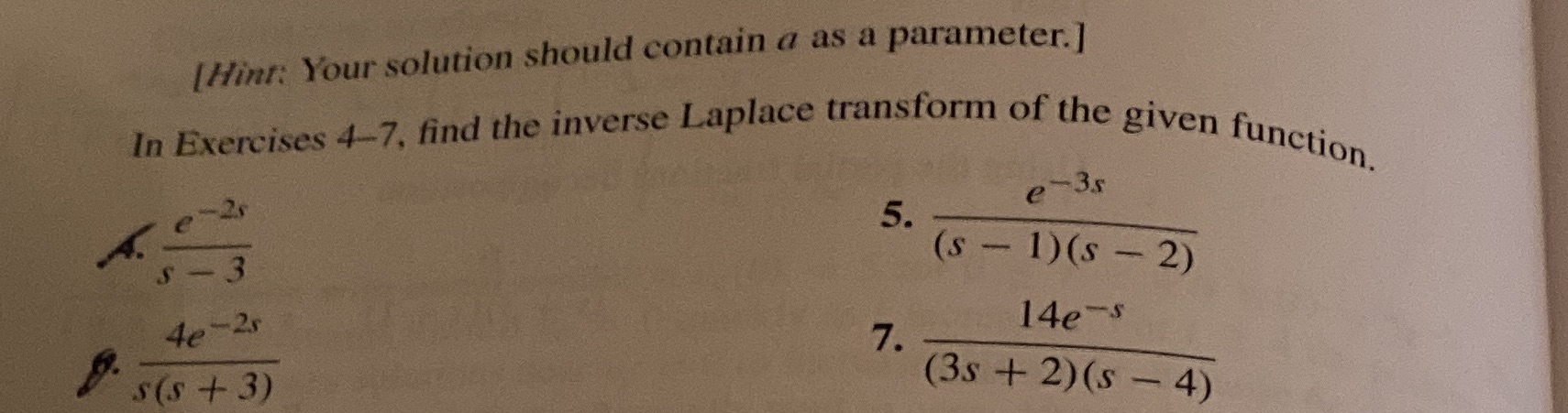 [ Hint: Your solution should contain a as a