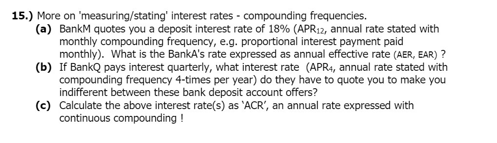 15.) More on 'measuring/stating'