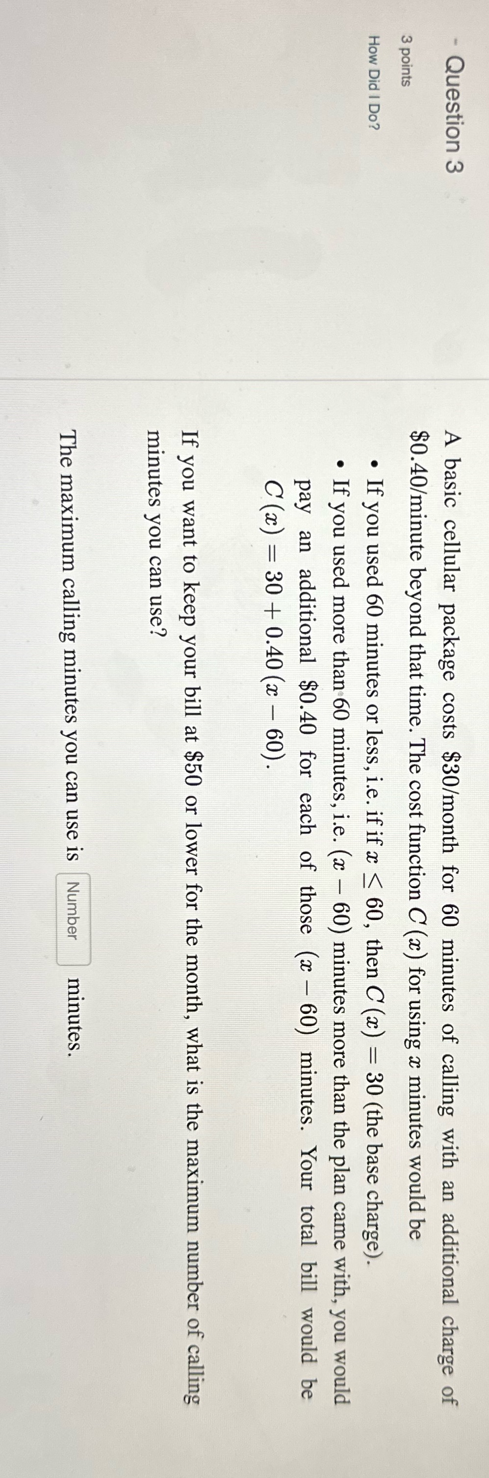 Need some help with this problem set Question 3 A