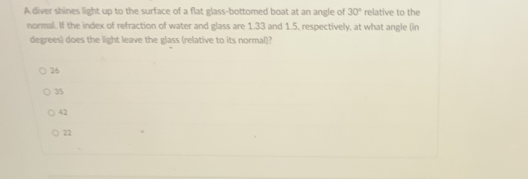 22 A diver shines light up to the surface of a