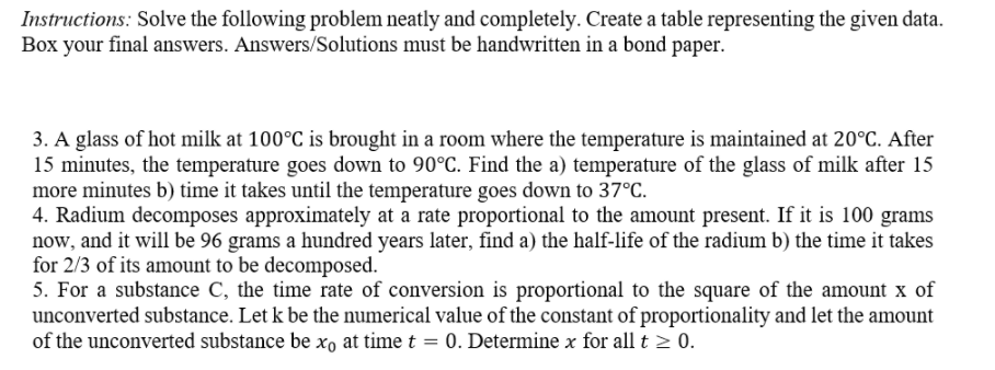 Answer No. 4 Only! Sub: Differential Equation