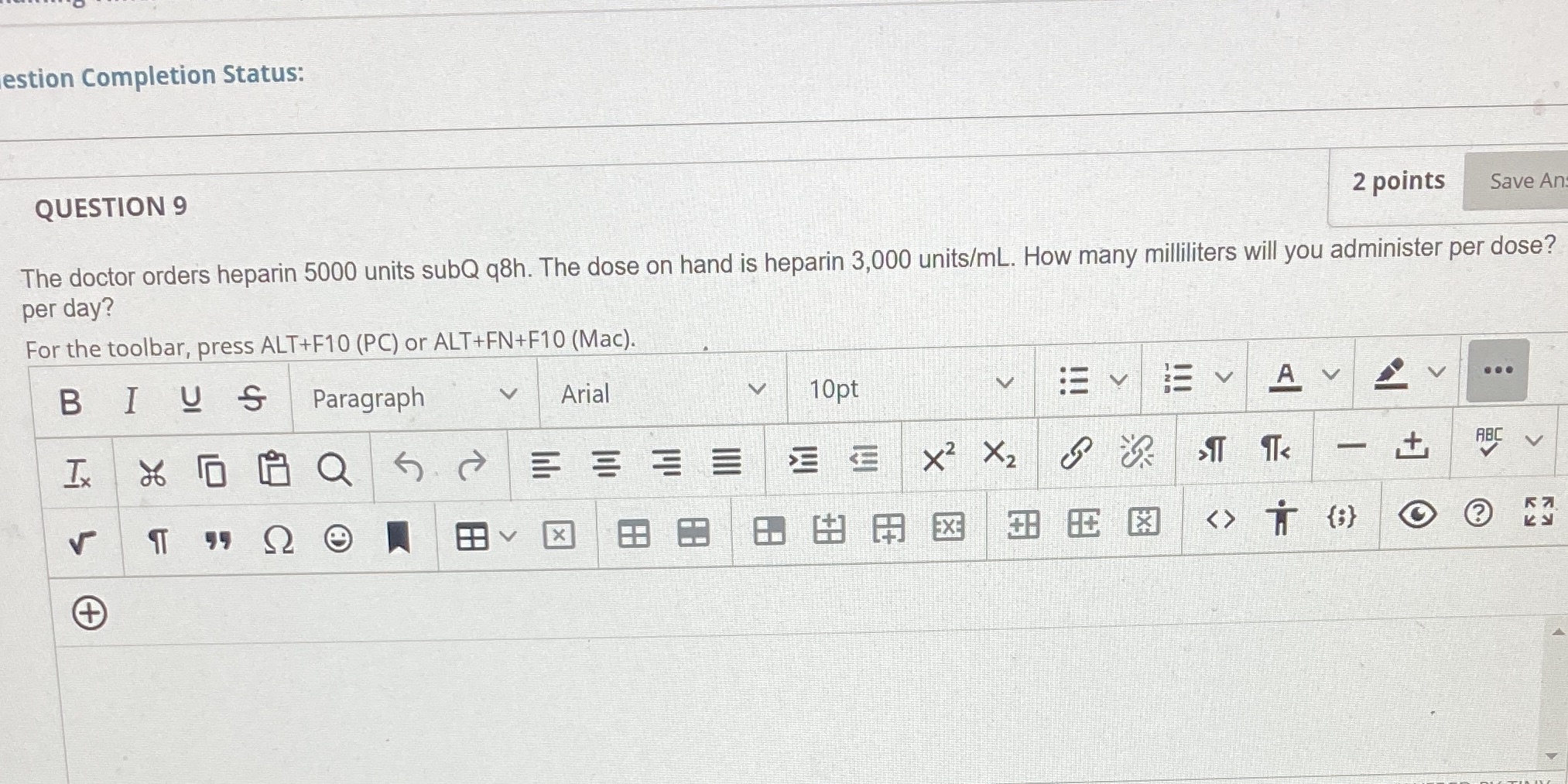 7. For values greater than 1, round to the tenth