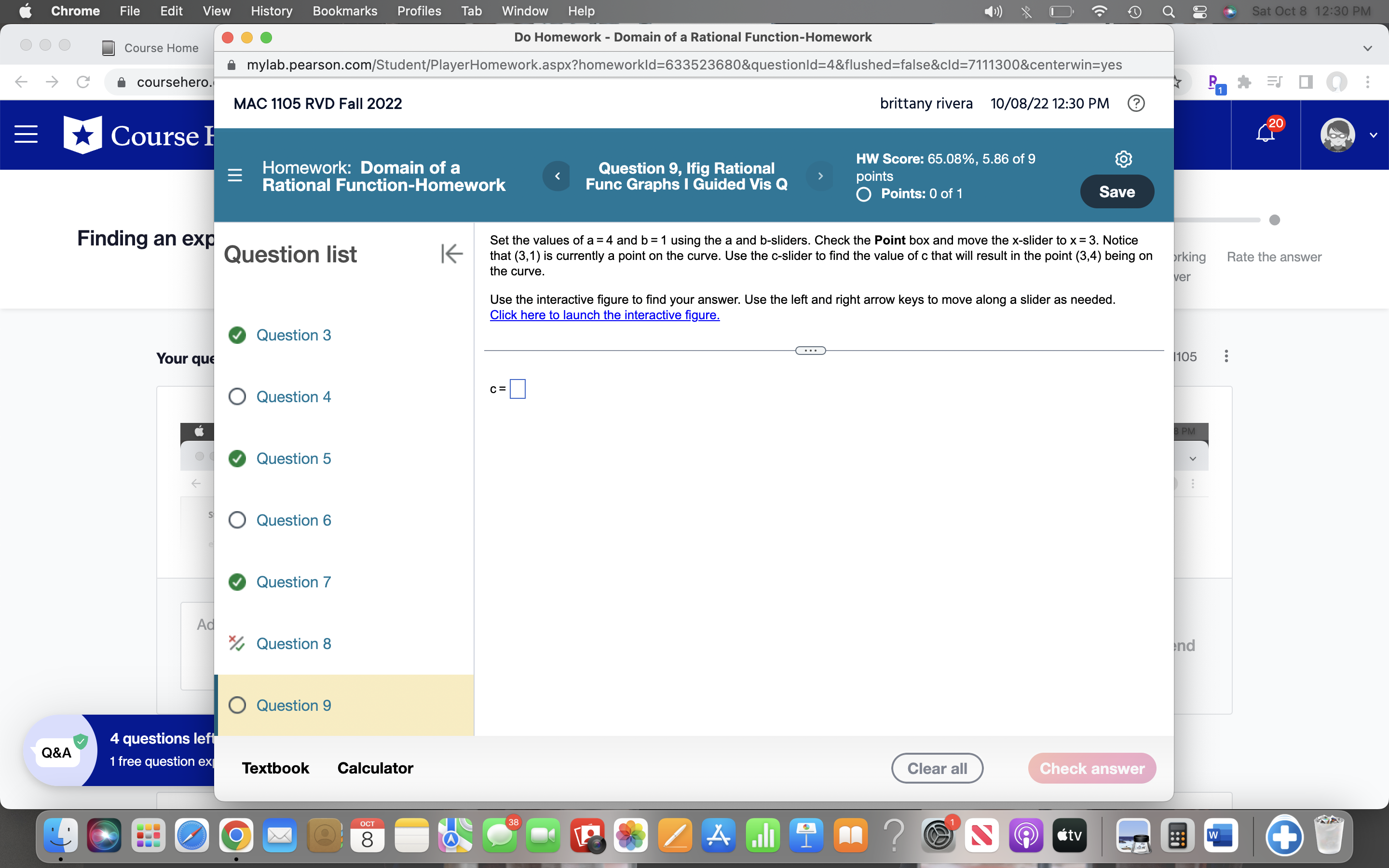 Chrome File Edit View History Bookmarks Profiles