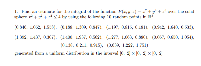 Please help with this question. 1. Find an