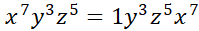 The polynomial \f\f2x2 + xy + 2xy + y < + z + 2yz