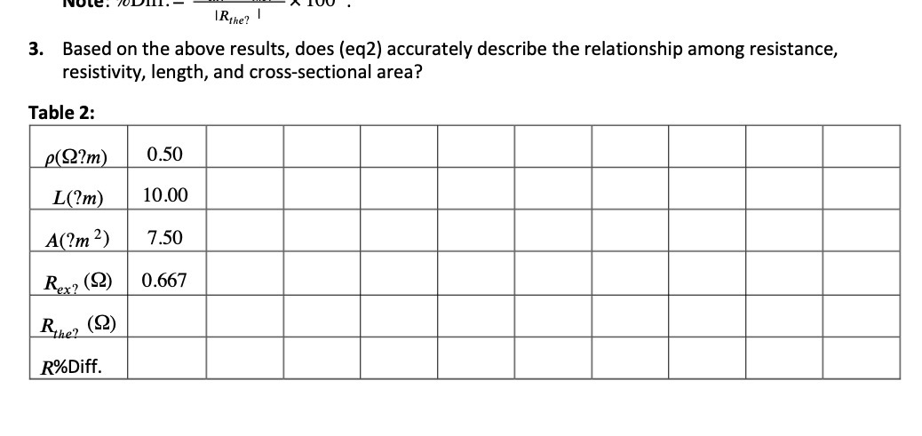 NOLE. IRthe? 3. Based on the above results, does