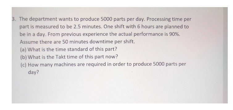 solve with explanation.... 3. The department
