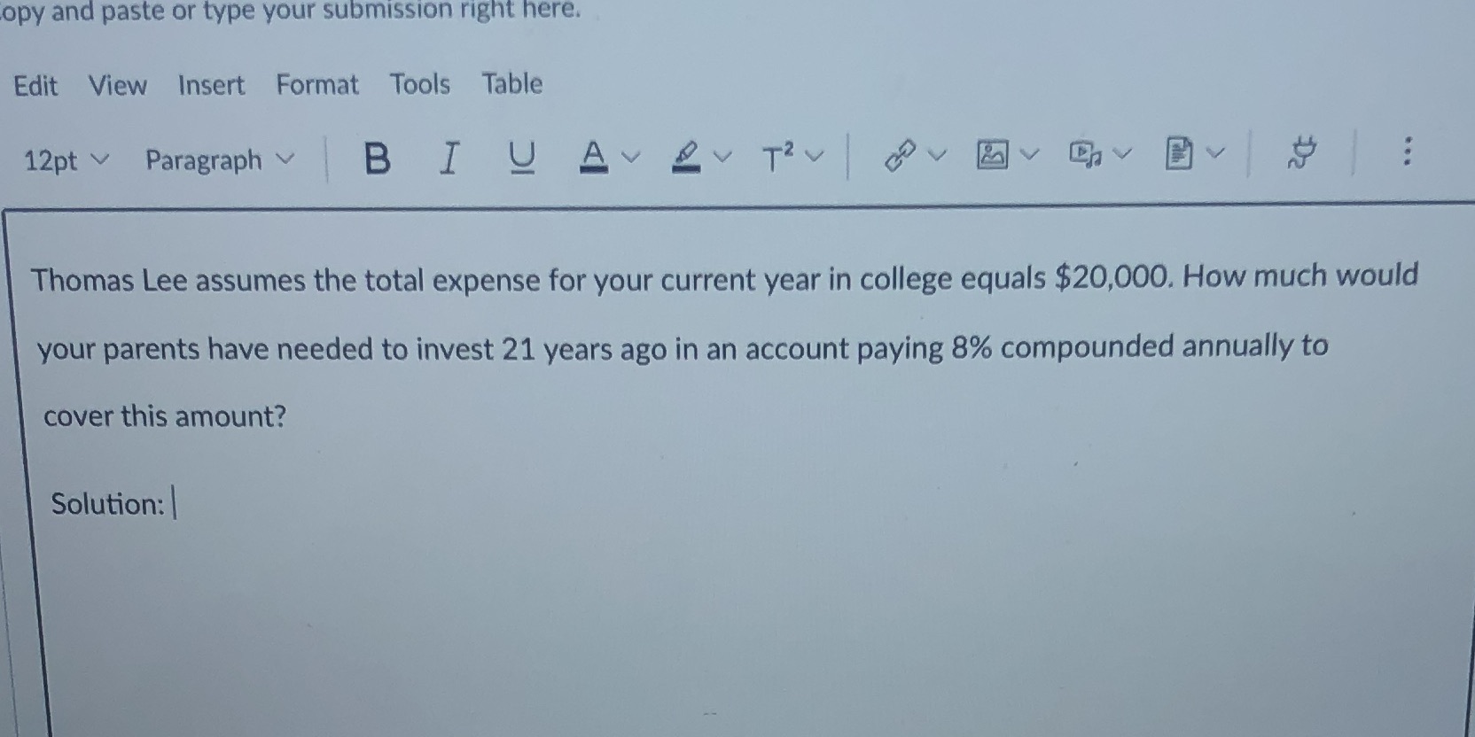 opy and paste or type your submission right here.