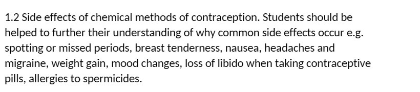 1.2 Side effects of chemical methods of