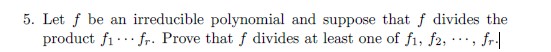Please solve this problem. 5. Let f be an
