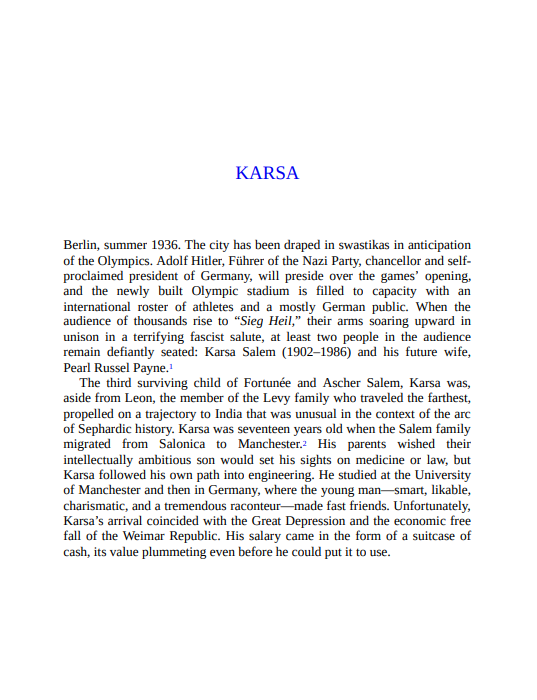 In the following chapter in Family Papers, why do