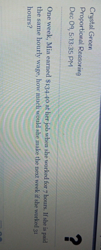 so i don't know that much about proportional