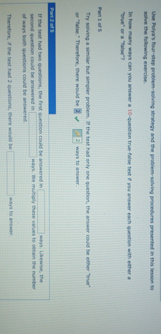 17b Polya's four-step problem-solving strategy