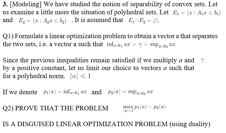 3. [Modeling] We have studied the notion of