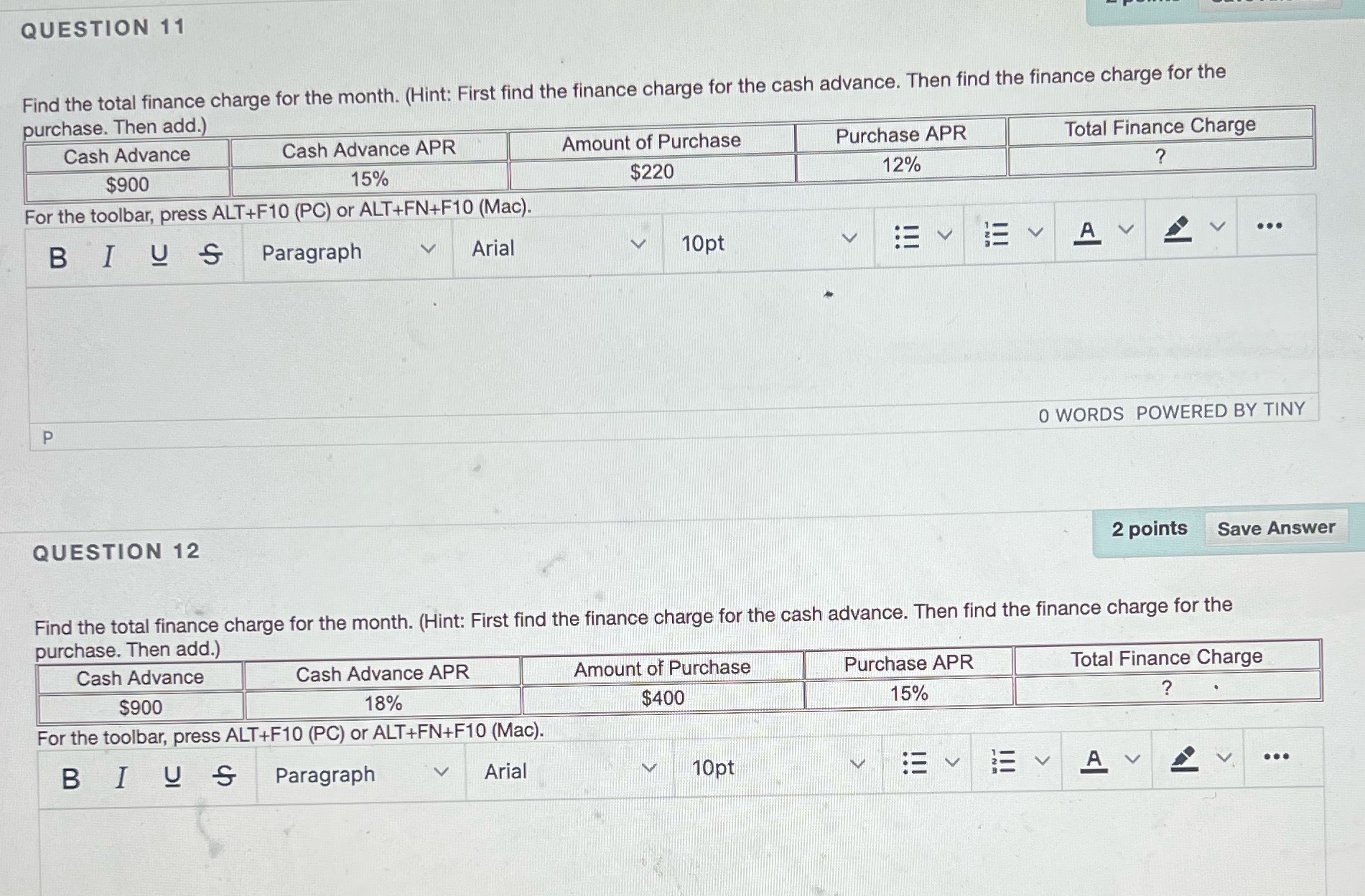 Hi, I need help with the following ? QUESTION 11