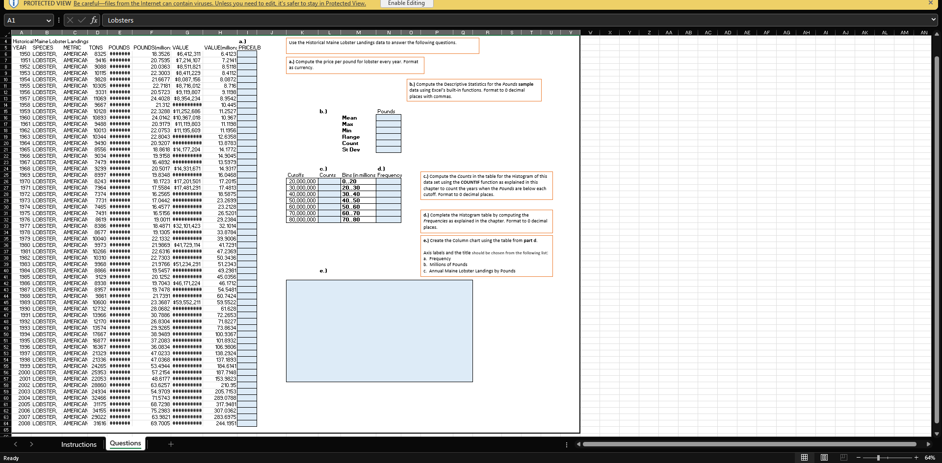 HELLO! I need the formulas for the assignment and