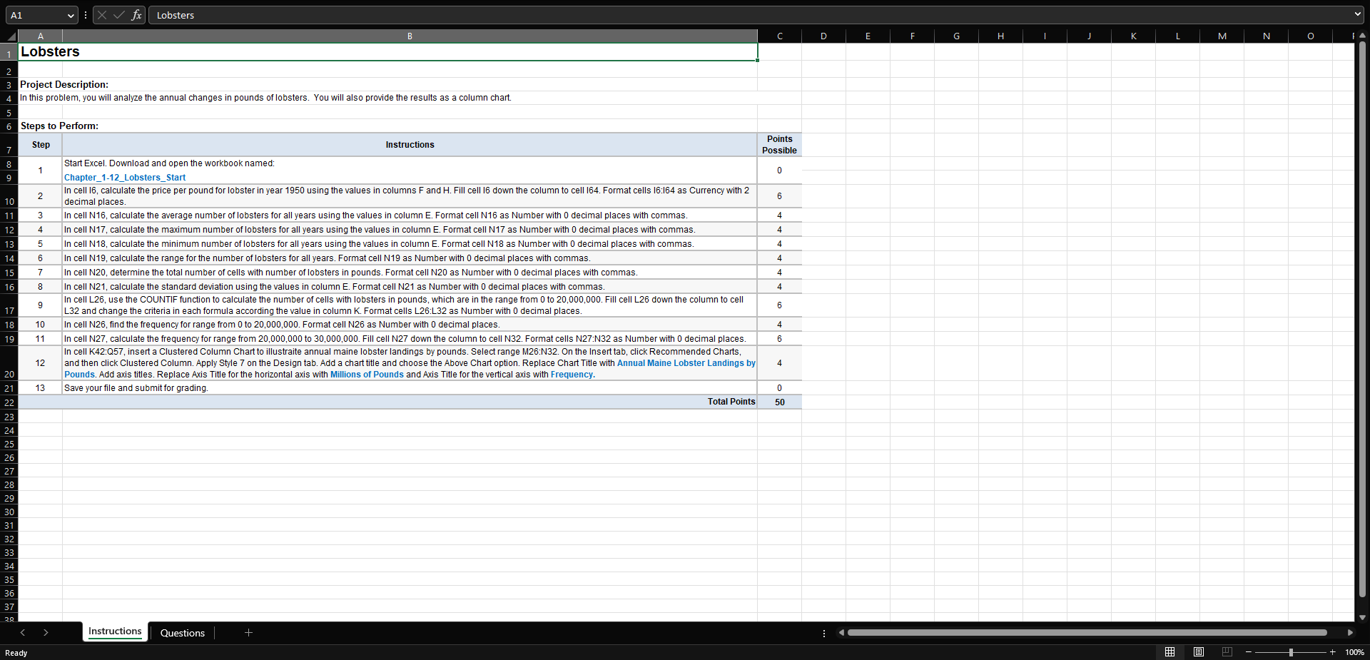 HELLO! I need the formulas for the assignment and