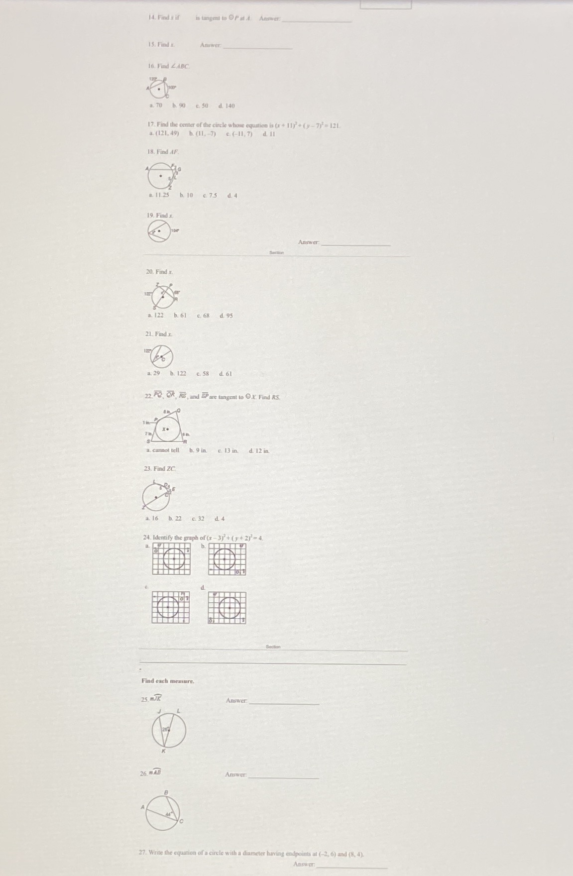 14-27 please and thank you 14. Find s if is
