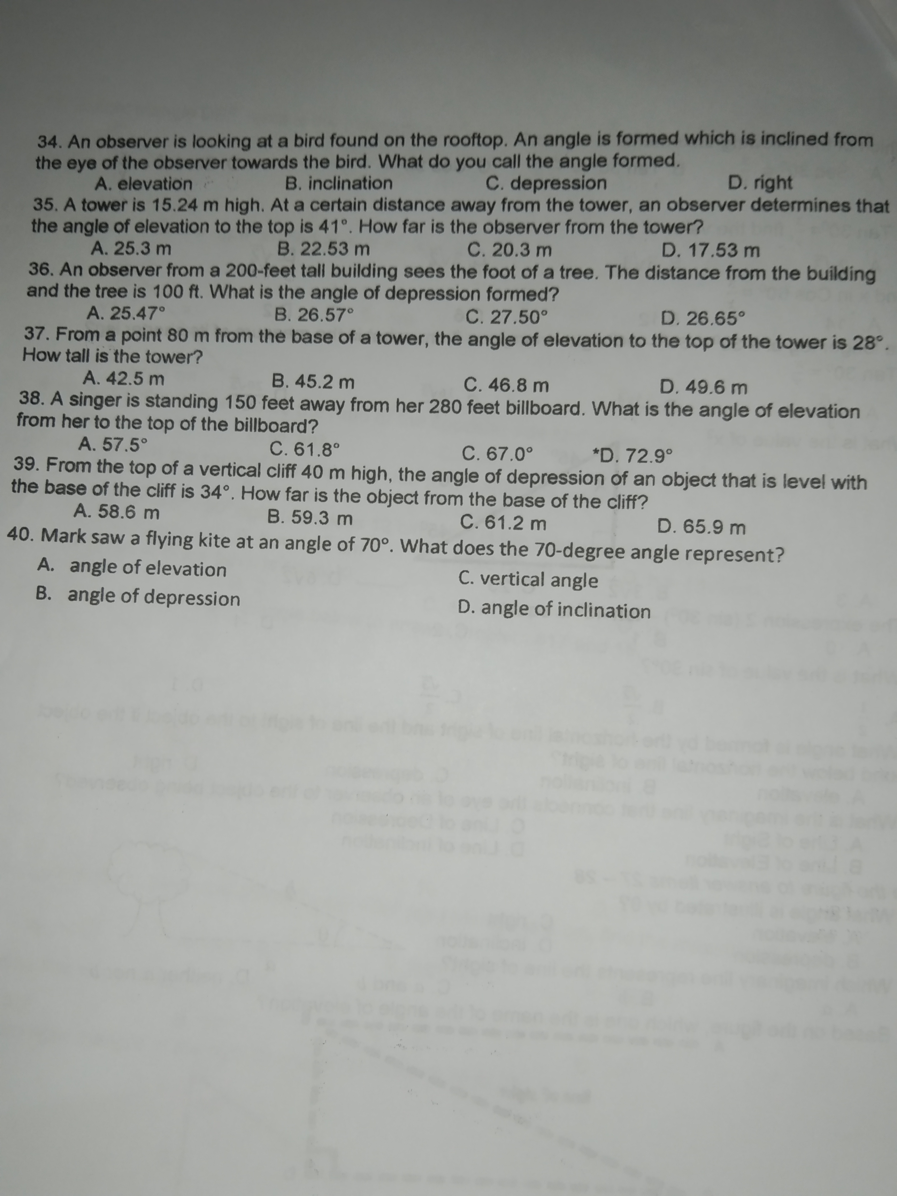 Math subject Please help me with this 1. In any