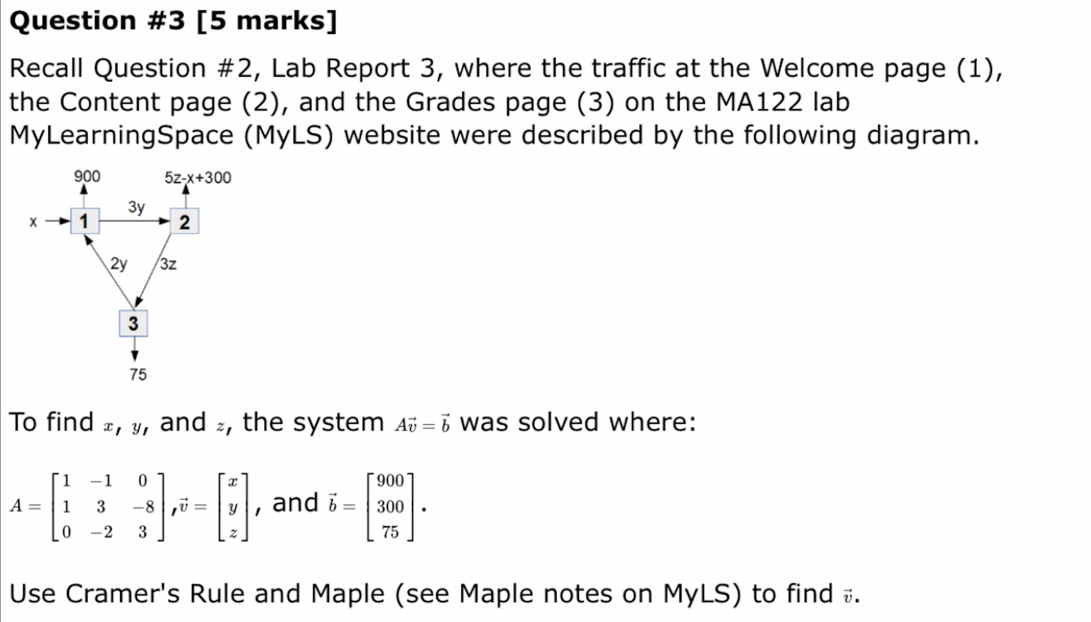 This is a practice question from my practice lab,