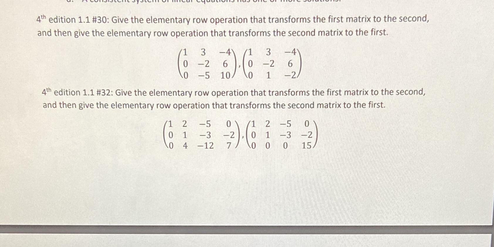 Need help with these questions 4th edition 1.1