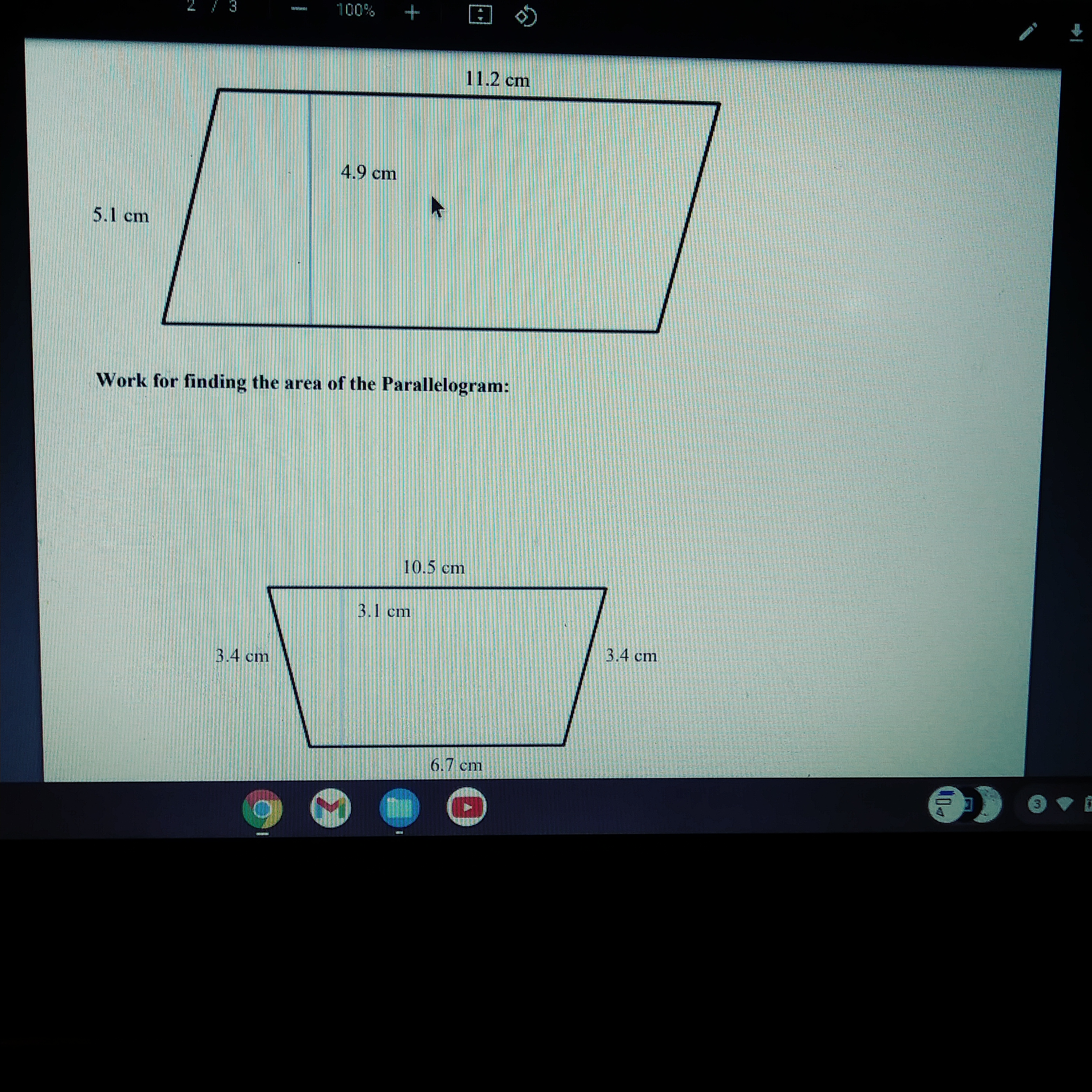 3 100% Area Worksheet If you need more help with