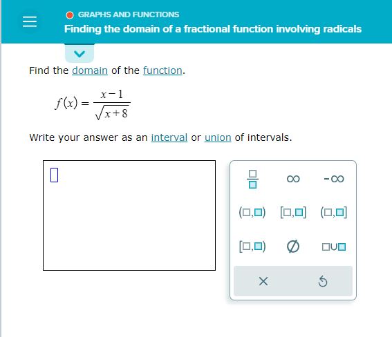 module is graphs and functions, topic is Finding