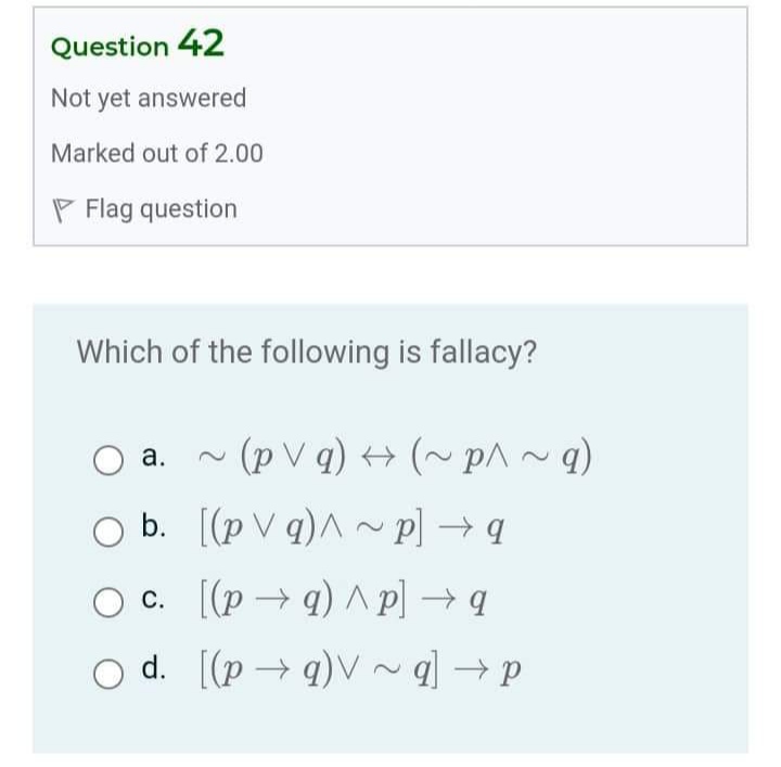 Please help me get unstuck ASAP Question 41 Not