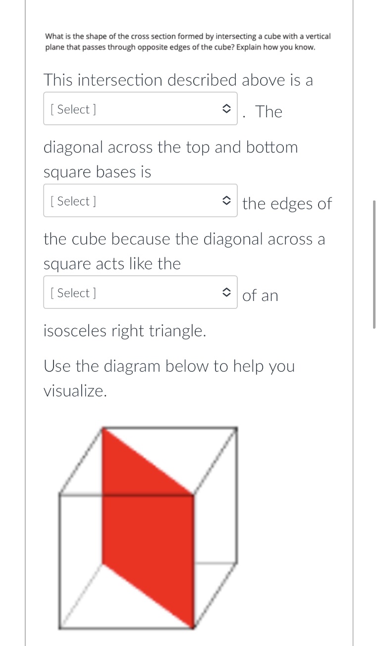 options for blank 1: square, rectangle, triangle