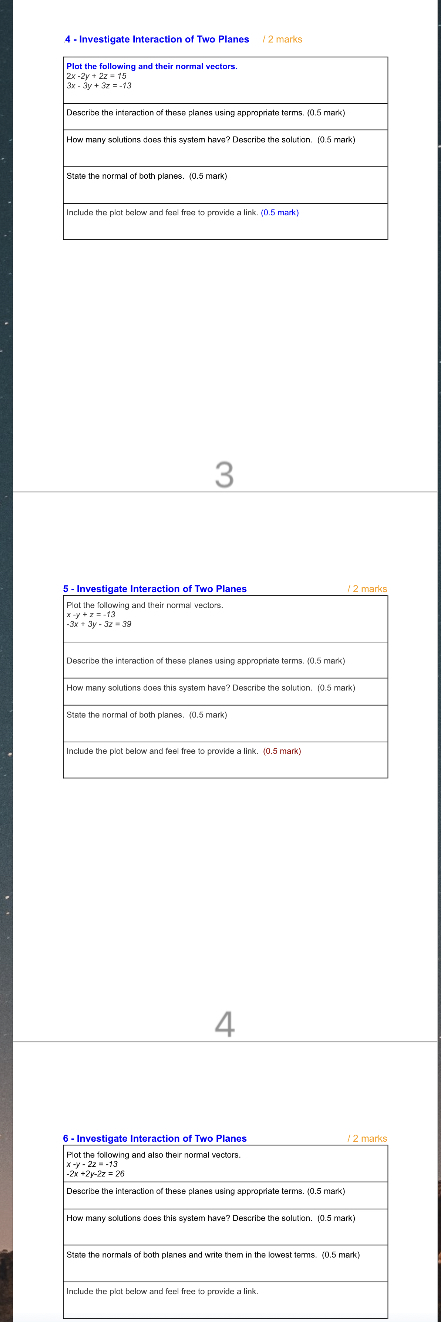 4 - Investigate Interaction of Two Planes / 2