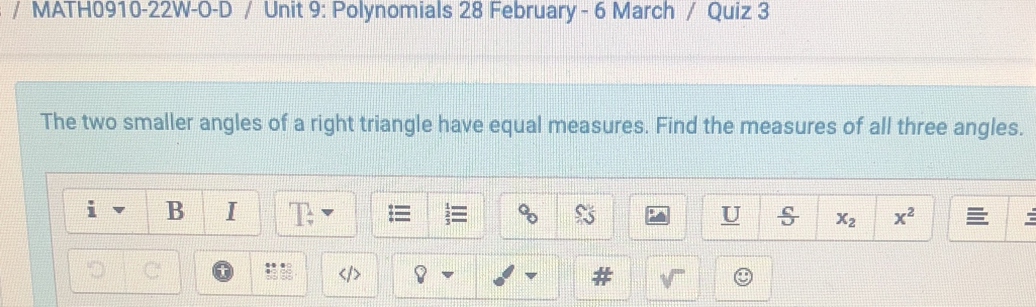 / MATH0910-22W-O-D / Unit 9: Polynomials 28