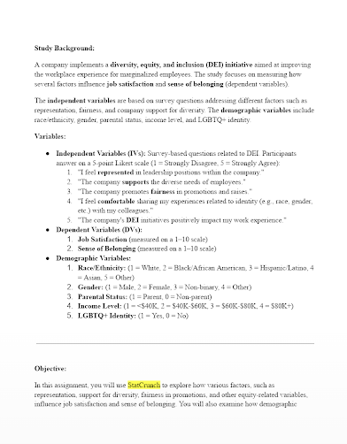 You will need the following for 5 points each: