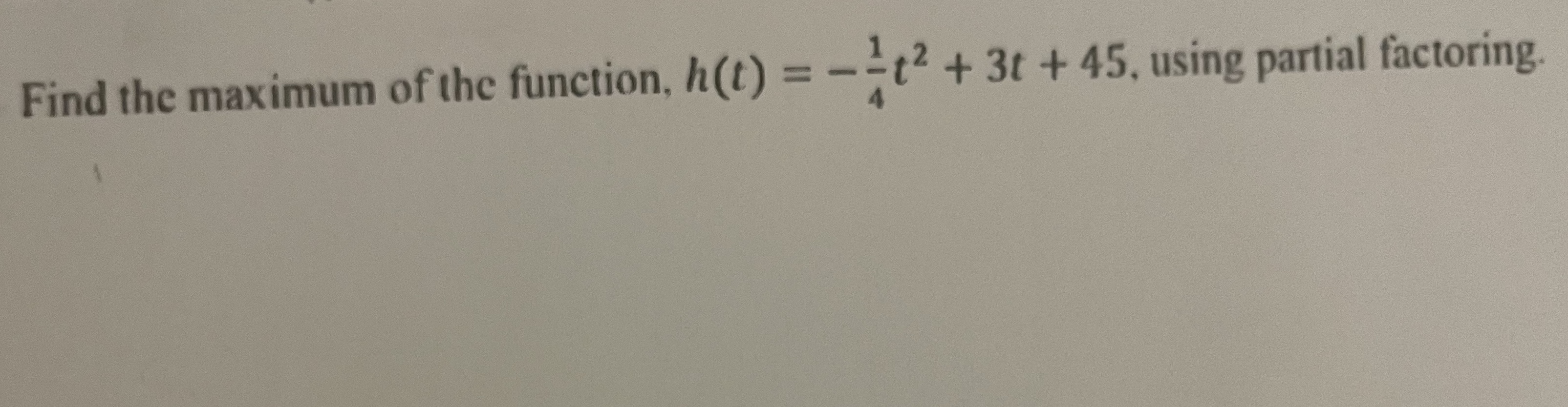 Math 11 university Find the maximum of the