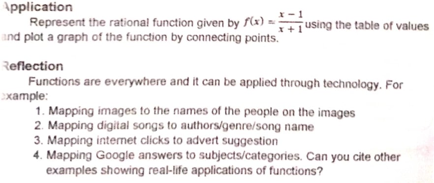 Representations of Rational Function Please
