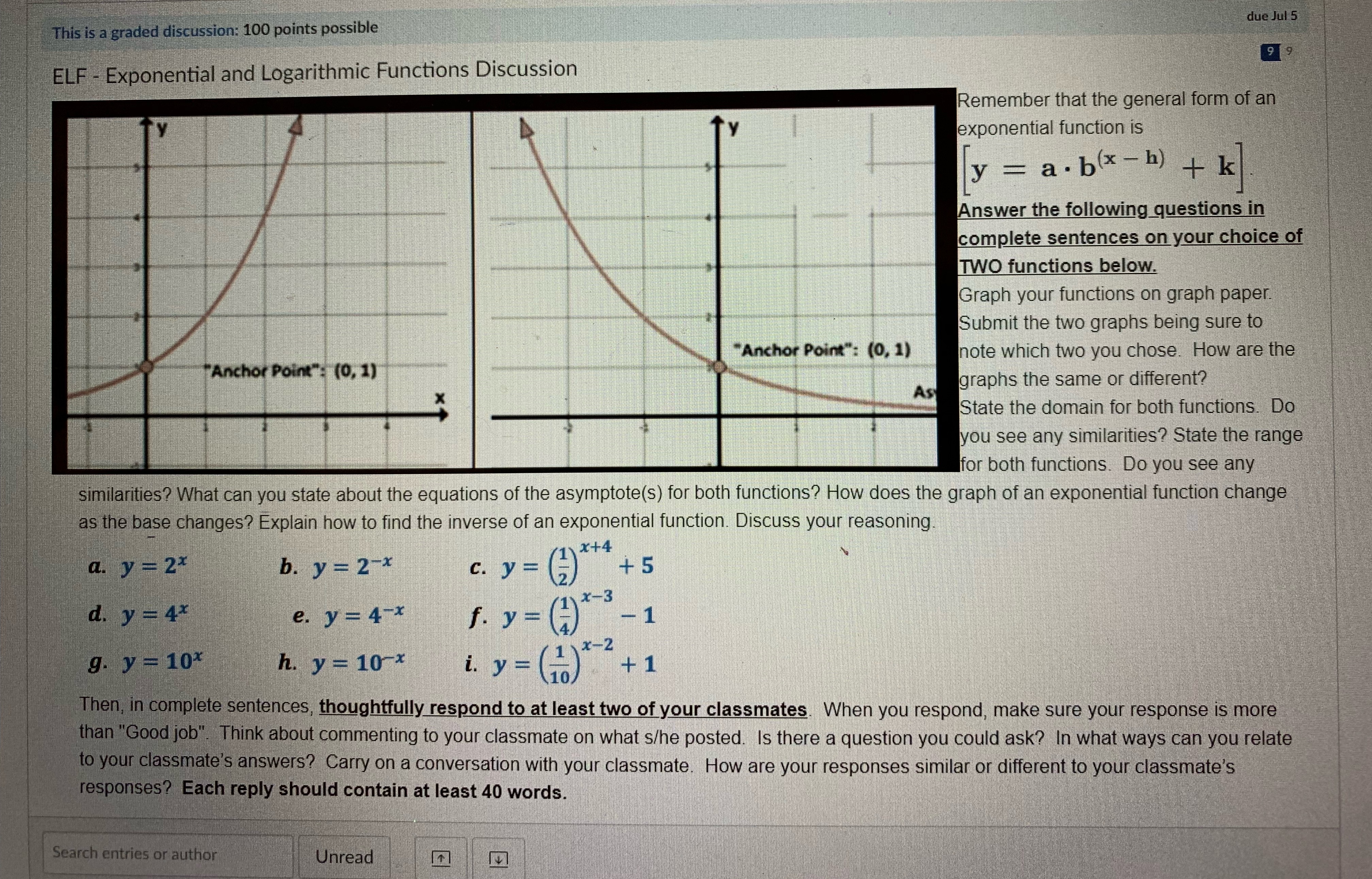 I need help on this This is a graded discussion: