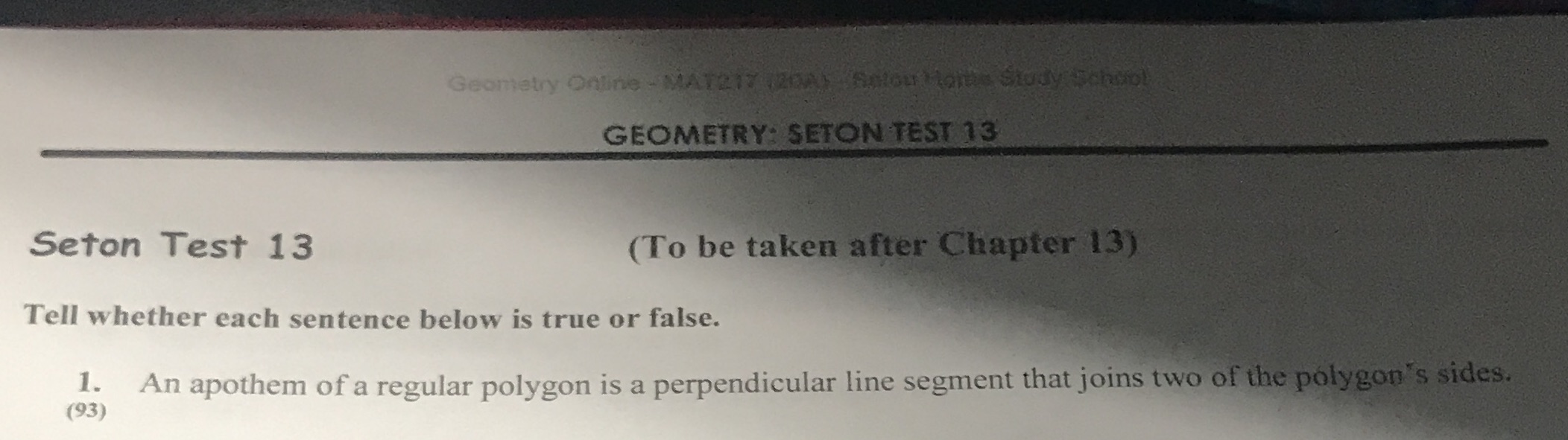 Geometry Online - MAT217 120At Spoutlam Study