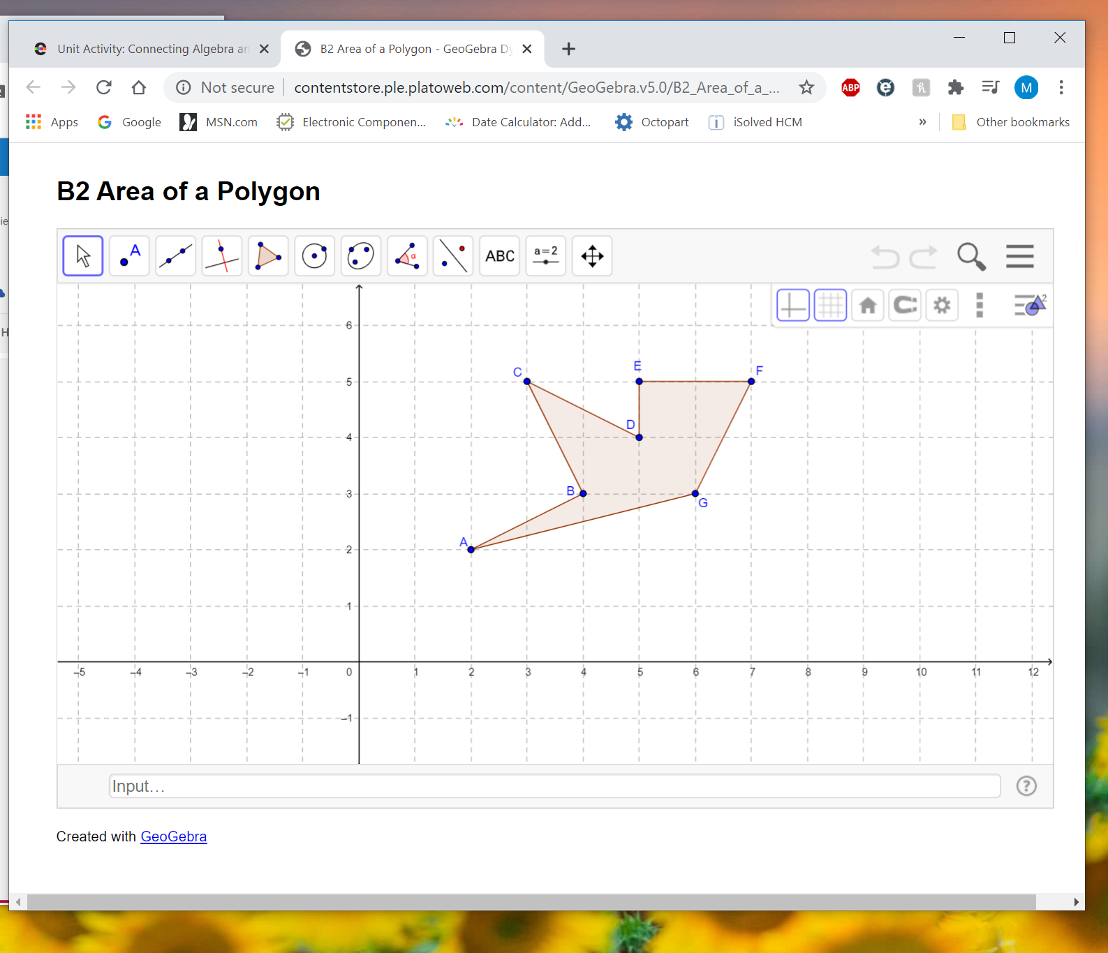 I need help with Task 2 Part B @ Unit Activity: