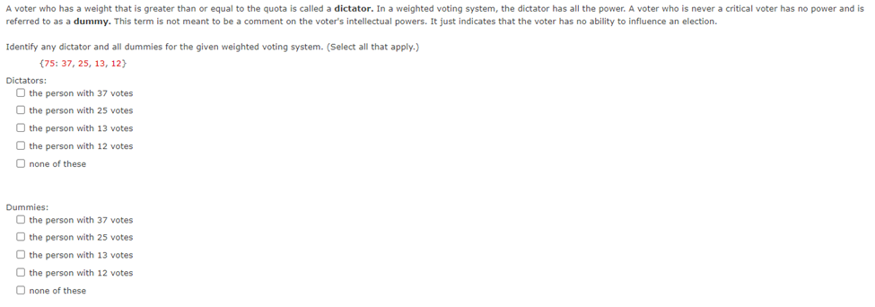 A voter who has a weight that is greater than or