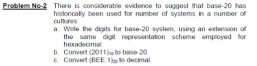 Problem No-2 There is considerable evidence to