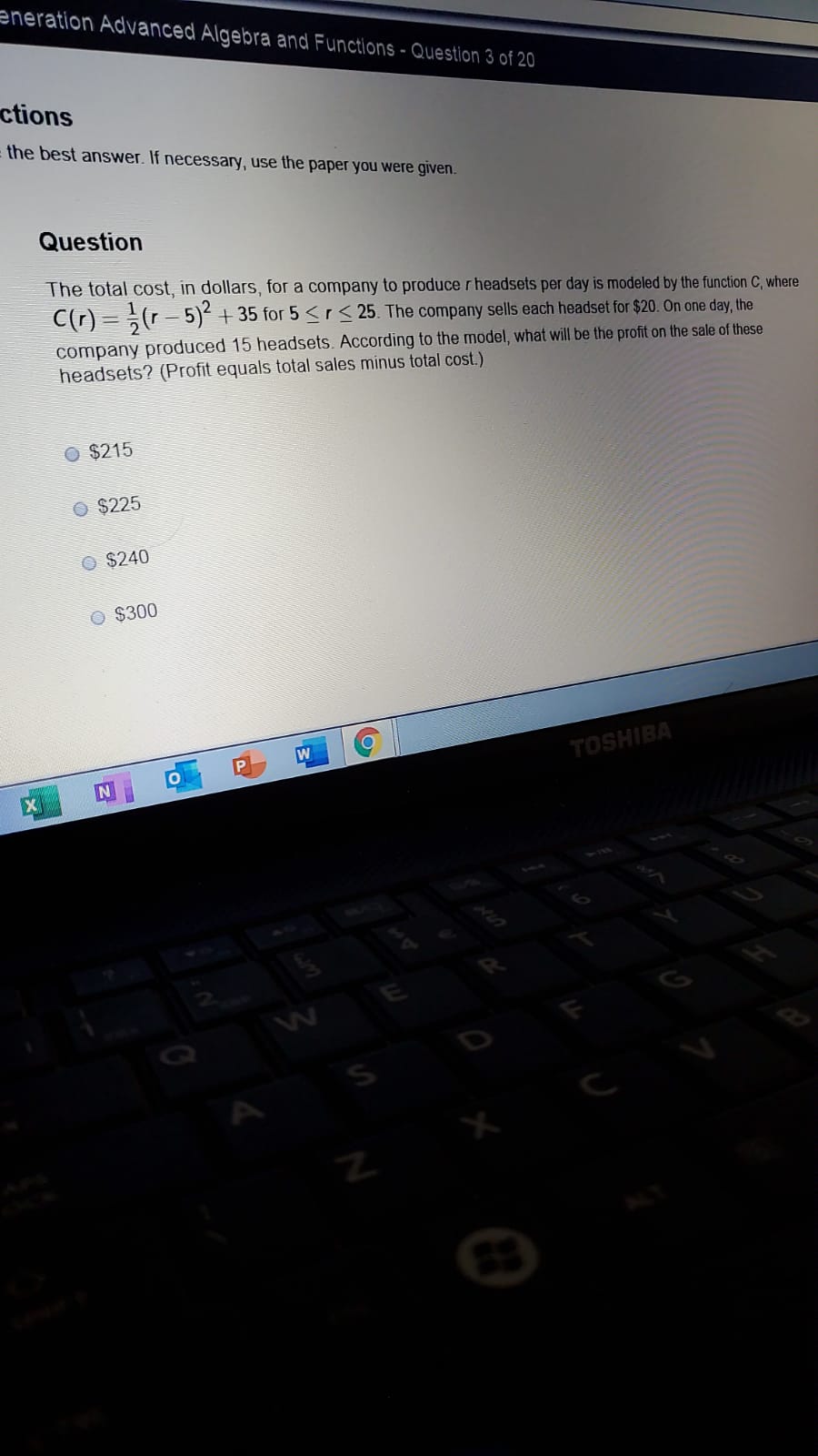 Please solve this eneration Advanced Algebra and