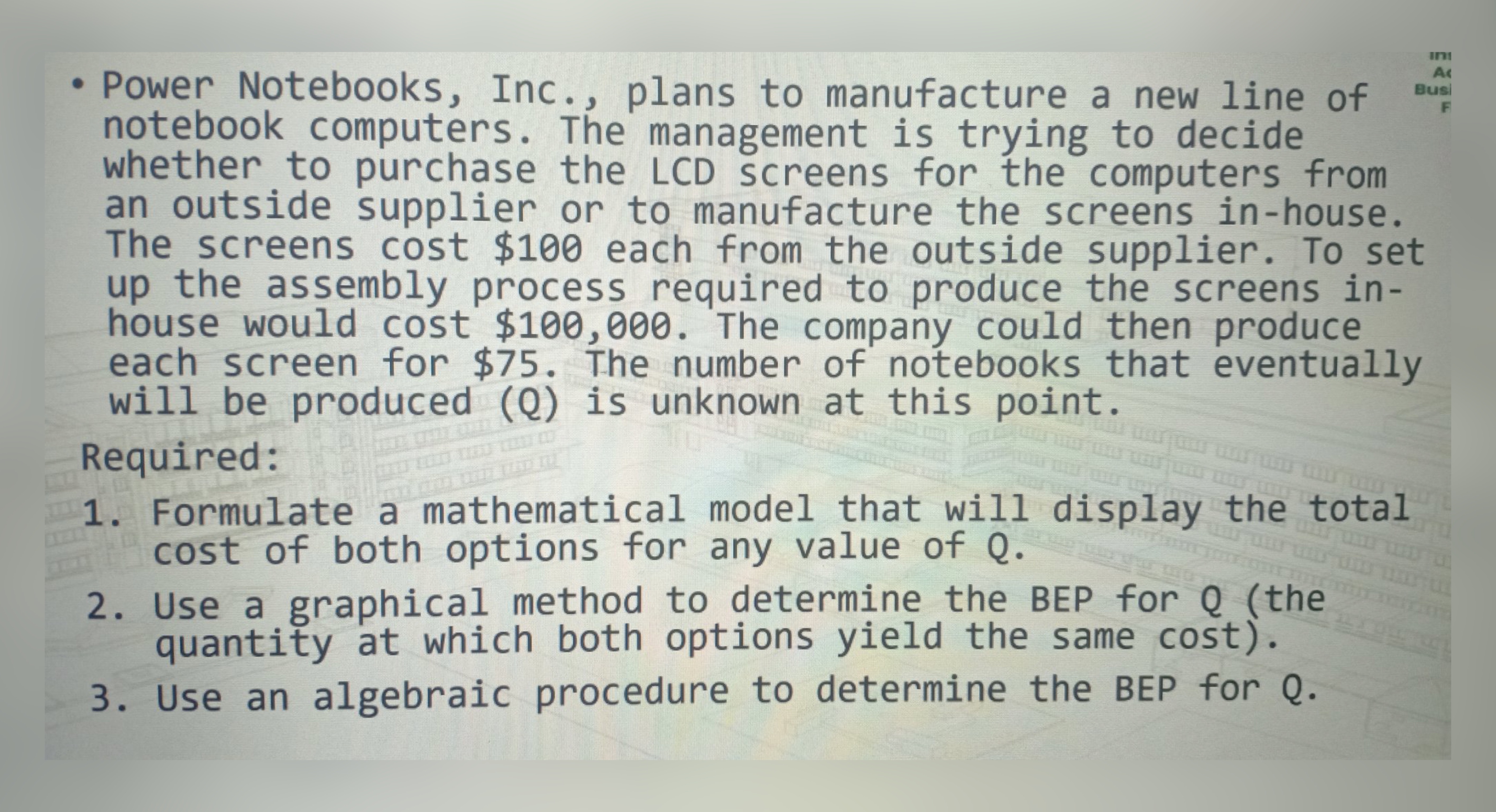 Power Notebooks, Inc., plans to manufacture a new