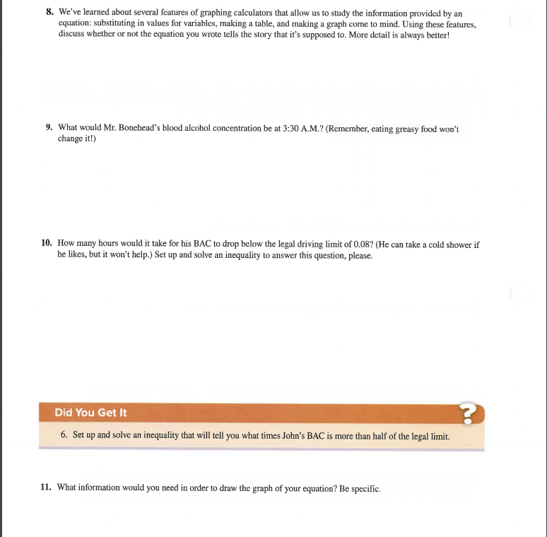 Now we turn our attention to studying the effects