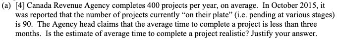 (a) [4] Canada Revenue Agency completes 400
